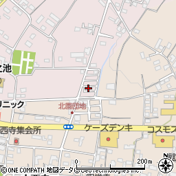 熊本県菊池市野間口685周辺の地図