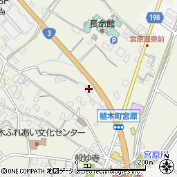 熊本県熊本市北区植木町宮原245-3周辺の地図