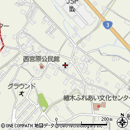熊本県熊本市北区植木町宮原833-3周辺の地図