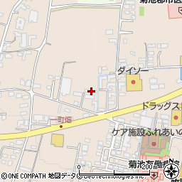 熊本県菊池市上西寺1643-2周辺の地図
