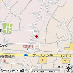 熊本県菊池市野間口684周辺の地図