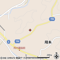 熊本県玉名郡和水町用木1676周辺の地図