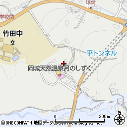 大分県竹田市会々3455-1周辺の地図