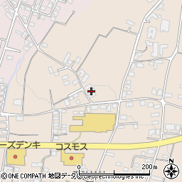 熊本県菊池市上西寺1552周辺の地図