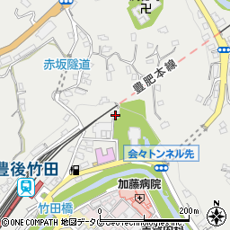 大分県竹田市会々2277周辺の地図