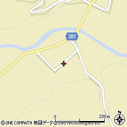 熊本県菊池市下河原186周辺の地図