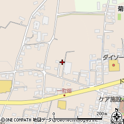 熊本県菊池市上西寺1638-1周辺の地図