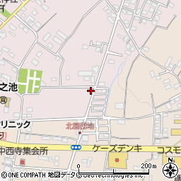熊本県菊池市野間口687周辺の地図