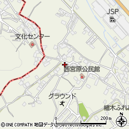 熊本県熊本市北区植木町宮原803周辺の地図