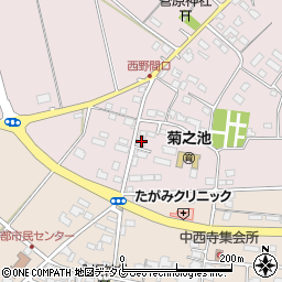 熊本県菊池市野間口724-2周辺の地図