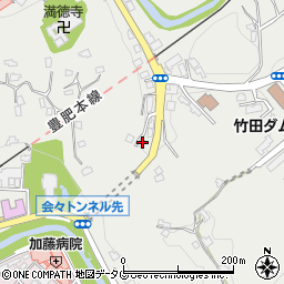大分県竹田市会々1508周辺の地図
