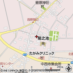 熊本県菊池市野間口726周辺の地図