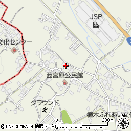 熊本県熊本市北区植木町宮原825周辺の地図