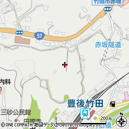 大分県竹田市会々2659-3周辺の地図