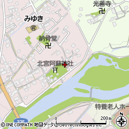 北宮公民館周辺の地図