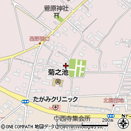 熊本県菊池市野間口731周辺の地図