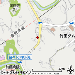 大分県竹田市会々1516-7周辺の地図