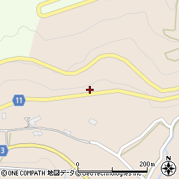 熊本県阿蘇市一の宮町三野410周辺の地図