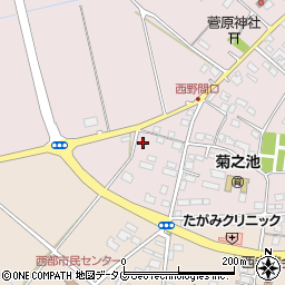 熊本県菊池市野間口899周辺の地図