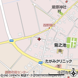 熊本県菊池市野間口898周辺の地図