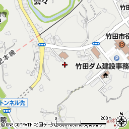 大分県竹田市会々1525-5周辺の地図