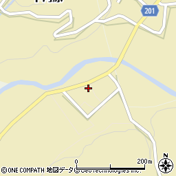 熊本県菊池市下河原195周辺の地図