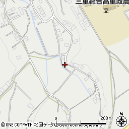 大分県豊後大野市三重町内田2436周辺の地図