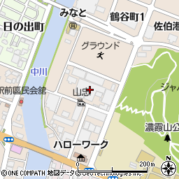 株式会社山忠　直売店周辺の地図