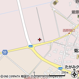 熊本県菊池市野間口940周辺の地図