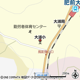 太良町立大浦小学校周辺の地図