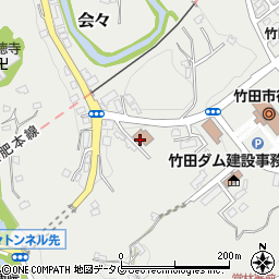 大分地方法務局竹田支局周辺の地図