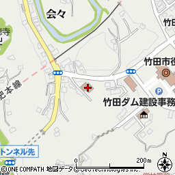 大分県竹田市会々1525-8周辺の地図