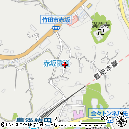 大分県竹田市会々1294周辺の地図