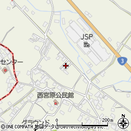 熊本県熊本市北区植木町宮原541-2周辺の地図