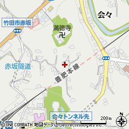 大分県竹田市会々1256周辺の地図