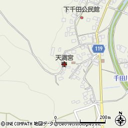 天満宮周辺の地図