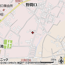 熊本県菊池市野間口670-7周辺の地図