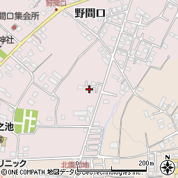 熊本県菊池市野間口670-3周辺の地図