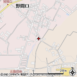 熊本県菊池市野間口666周辺の地図