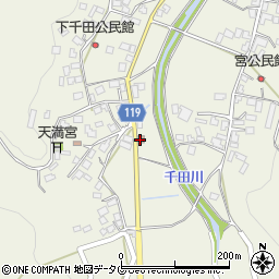 千田郵便局 ＡＴＭ周辺の地図