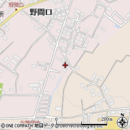 熊本県菊池市野間口665周辺の地図
