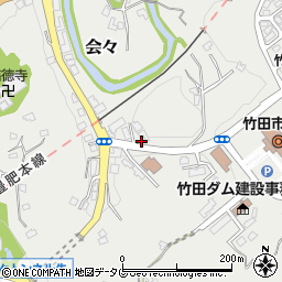 大分県竹田市会々1540-3周辺の地図