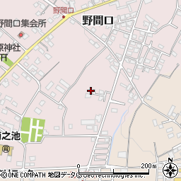 熊本県菊池市野間口670-11周辺の地図