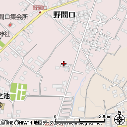 熊本県菊池市野間口670-9周辺の地図