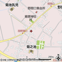 熊本県菊池市野間口745-3周辺の地図