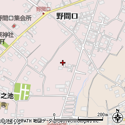 熊本県菊池市野間口670-8周辺の地図