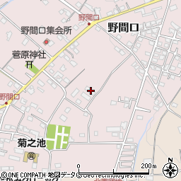 熊本県菊池市野間口650周辺の地図