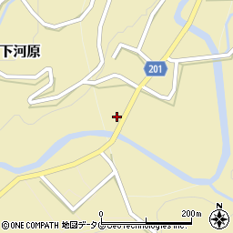 熊本県菊池市下河原5438周辺の地図