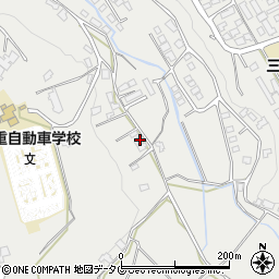 大分県豊後大野市三重町内田1353周辺の地図