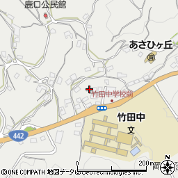 大分県竹田市会々3471-10周辺の地図
